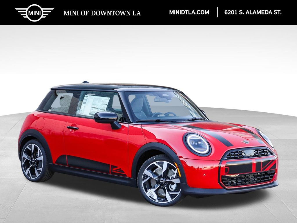 Chili Red II 2026 MINI Cooper Hatchback Front-Wheel Drive 7-Speed Automatic
