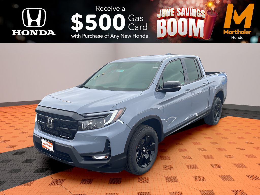 Sonic Gray Pearl 2026 Honda Ridgeline Pickup Truck All-Wheel Drive 9-Speed Automatic