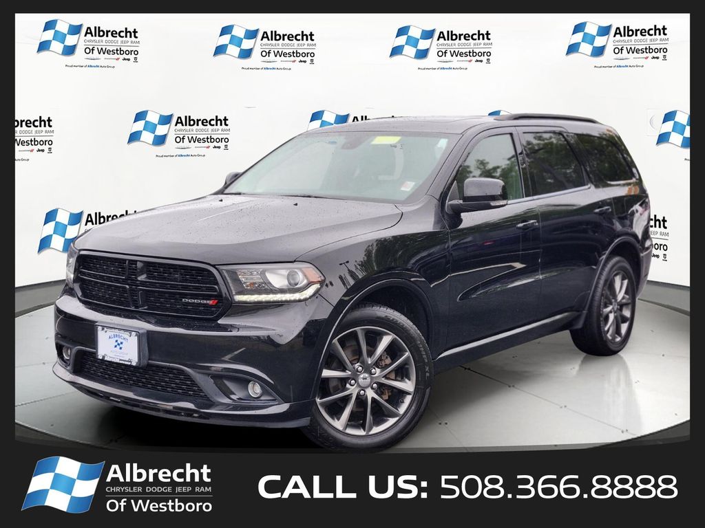 DB Black Crystal Clearcoat 2018 Dodge Durango SUV / Crossover All-Wheel Drive 8-Speed Automatic