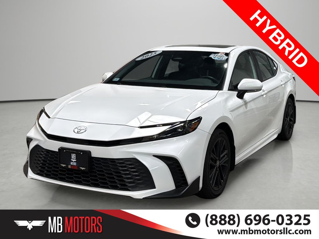 White 2025 Toyota Camry Sedan All-Wheel Drive Continuously Variable Transmission