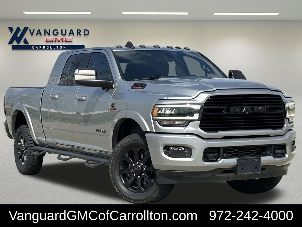 Billet Silver Metallic Clearcoat 2021 RAM 2500 Laramie Mega Cab 4WD Pickup Truck Four-Wheel Drive 6-Speed Automatic
