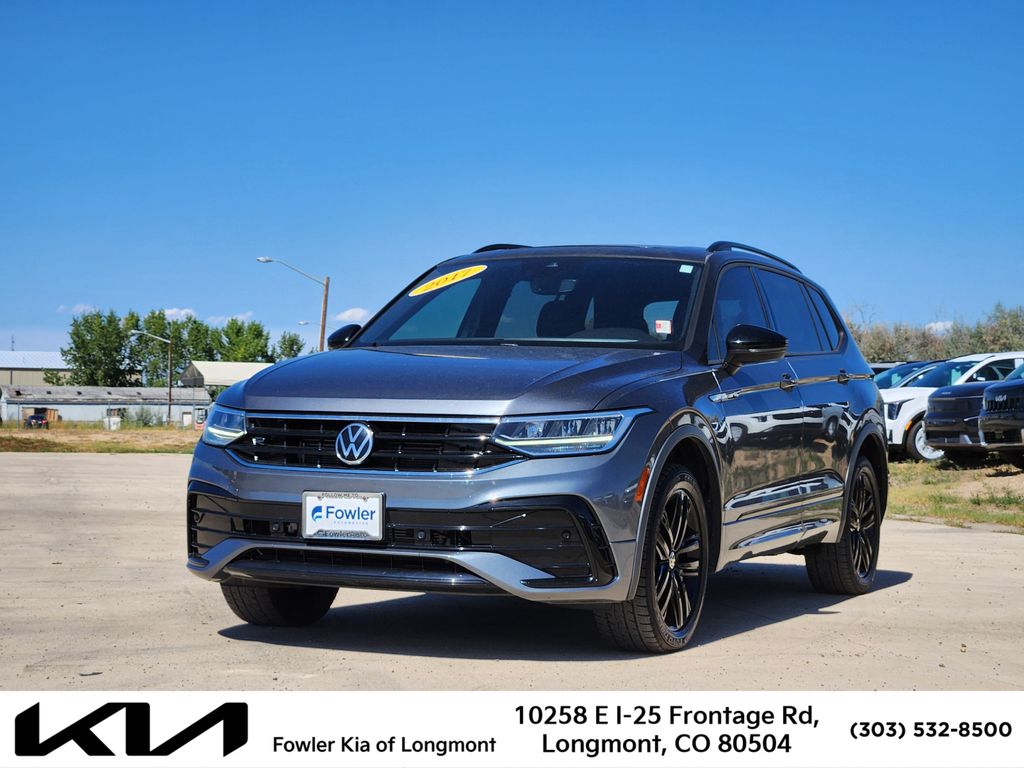 Gray 2022 Volkswagen Tiguan SUV / Crossover All-Wheel Drive 8-Speed Automatic