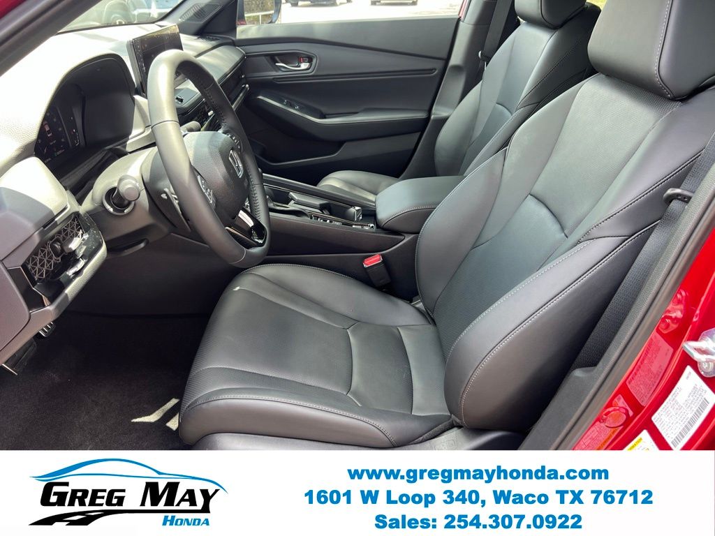 2026 Honda Accord Hybrid Sport-L Red at Greg May Honda