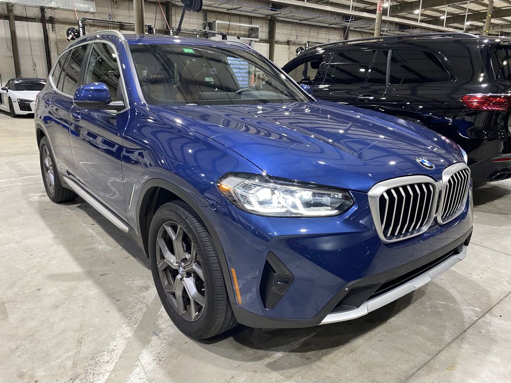 Blue Metallic 2024 BMW X3 SUV / Crossover Rear-Wheel Drive 8-Speed Automatic