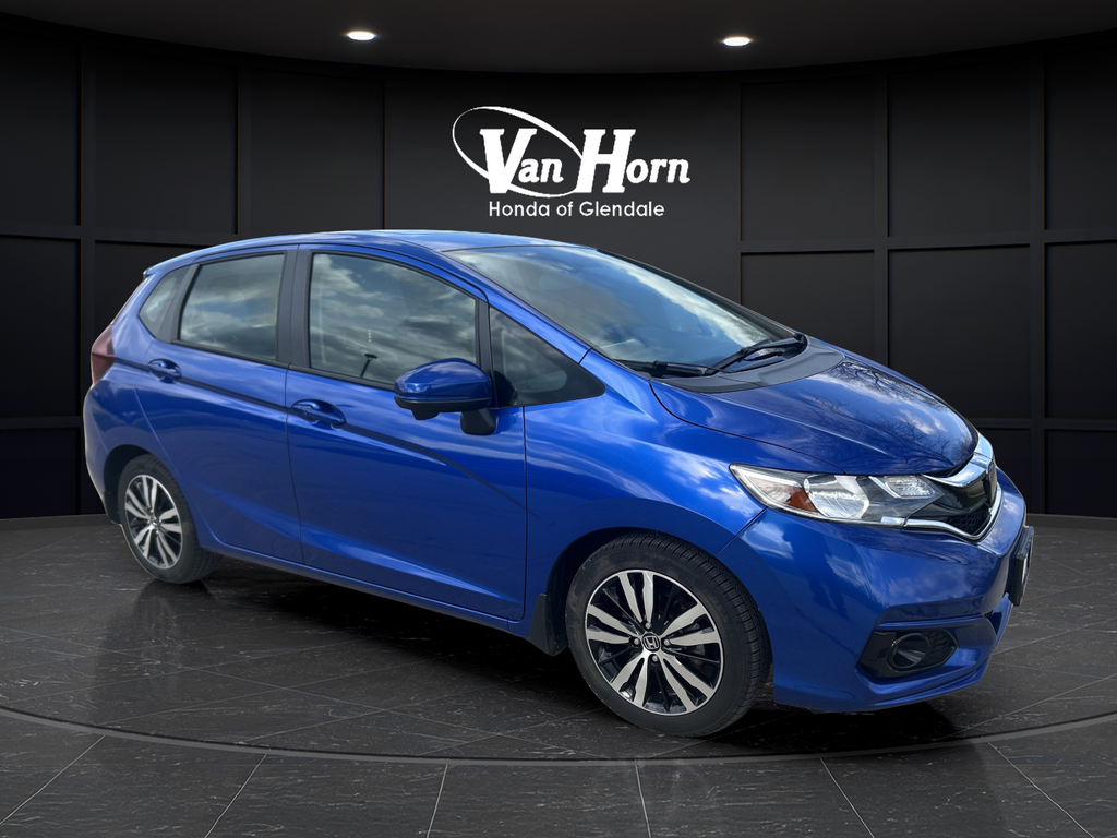 Blue 2020 Honda Fit EX FWD Hatchback Front-Wheel Drive Continuously Variable Transmission