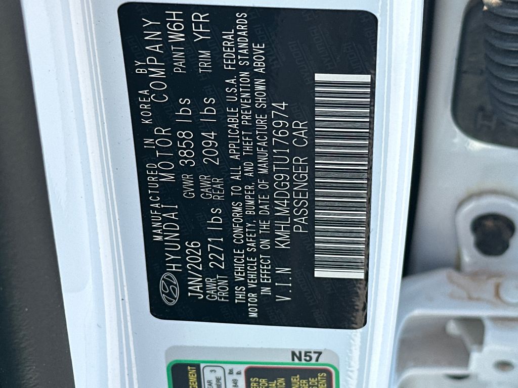 New 2026 White HYUNDAI SEL Sport image 34