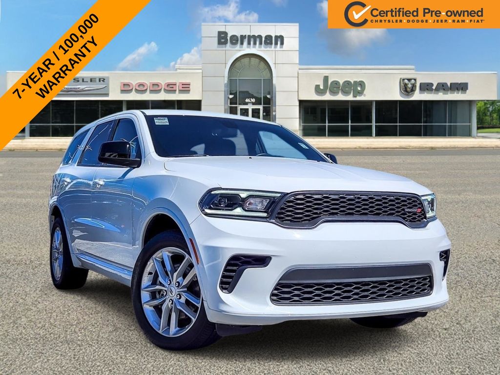 White Knuckle Clearcoat 2025 Dodge Durango GT AWD SUV / Crossover All-Wheel Drive 8-Speed Automatic