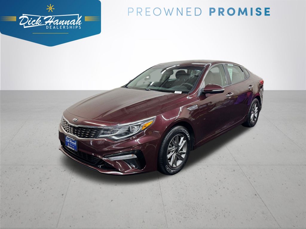 Red (Sangria) 2020 Kia Optima Sedan Front-Wheel Drive 6-Speed Automatic