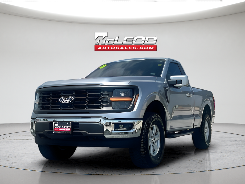 Silver Metallic 2024 Ford F-150 Pickup Truck Four-Wheel Drive Automatic