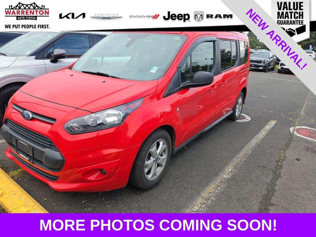 Race Red 2015 Ford Transit Connect Van Front-Wheel Drive 6-Speed Automatic