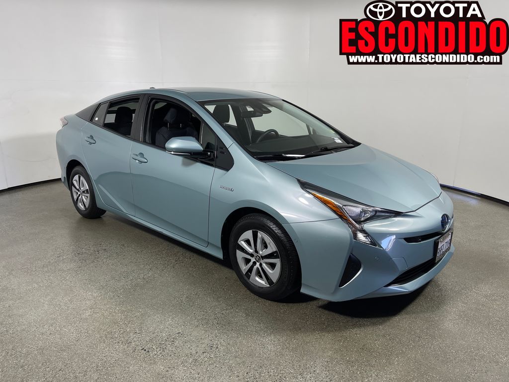 Pearl 2018 Toyota Prius Hatchback Front-Wheel Drive Continuously Variable Transmission