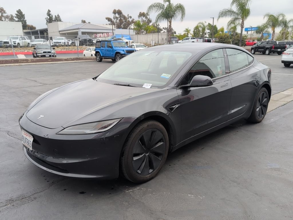 Stealth Gray 2024 Tesla Model 3 Sedan Rear-Wheel Drive 1-Speed Automatic