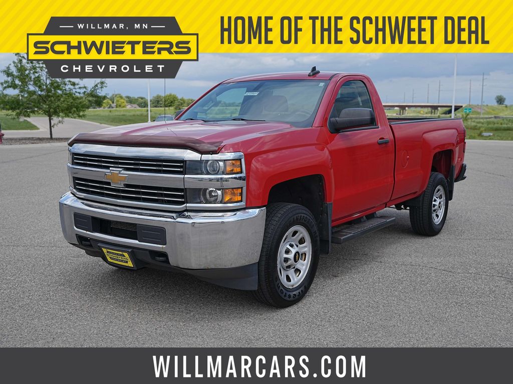 Victory Red 2015 Chevrolet Silverado 2500HD Pickup Truck Four-Wheel Drive 6-Speed Automatic Overdrive