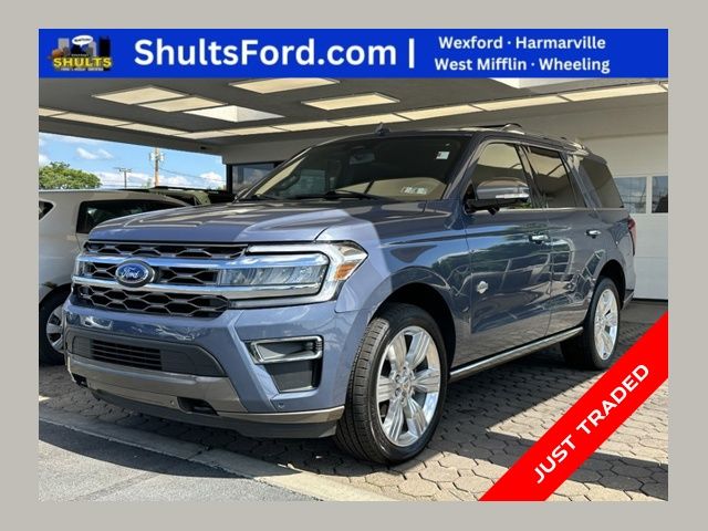 Blue Metallic 2023 Ford Expedition SUV / Crossover Four-Wheel Drive Automatic