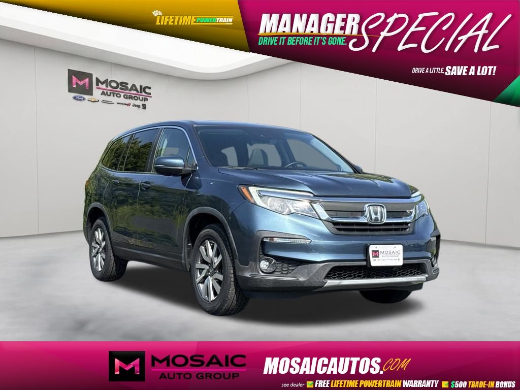 Blue 2019 Honda Pilot SUV / Crossover All-Wheel Drive 6-Speed Automatic