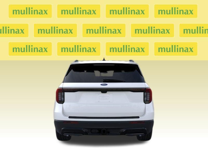 2026 Star White Metallic Tri-Coat Ford Explorer ST-Line RWD SUV