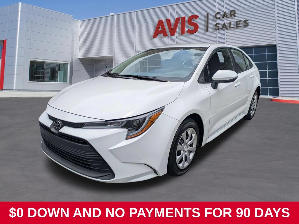 White 2025 Toyota Corolla Sedan Front-Wheel Drive Continuously Variable Transmission