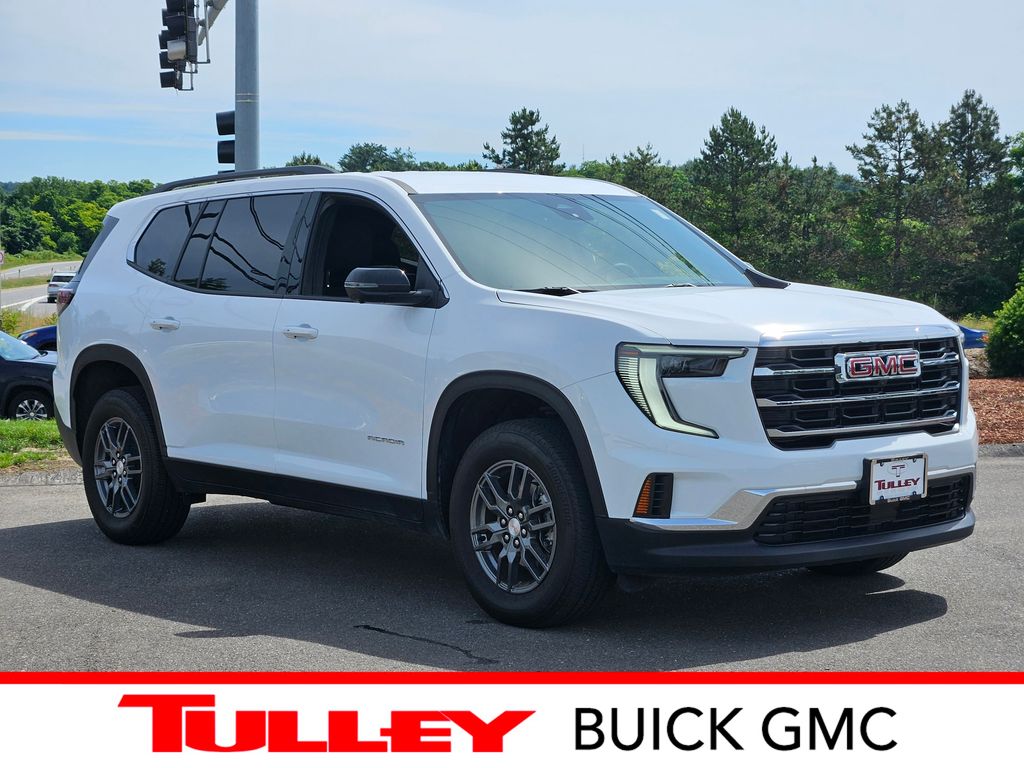 Summit White 2025 GMC Acadia SUV / Crossover Four-Wheel Drive 8-Speed Automatic
