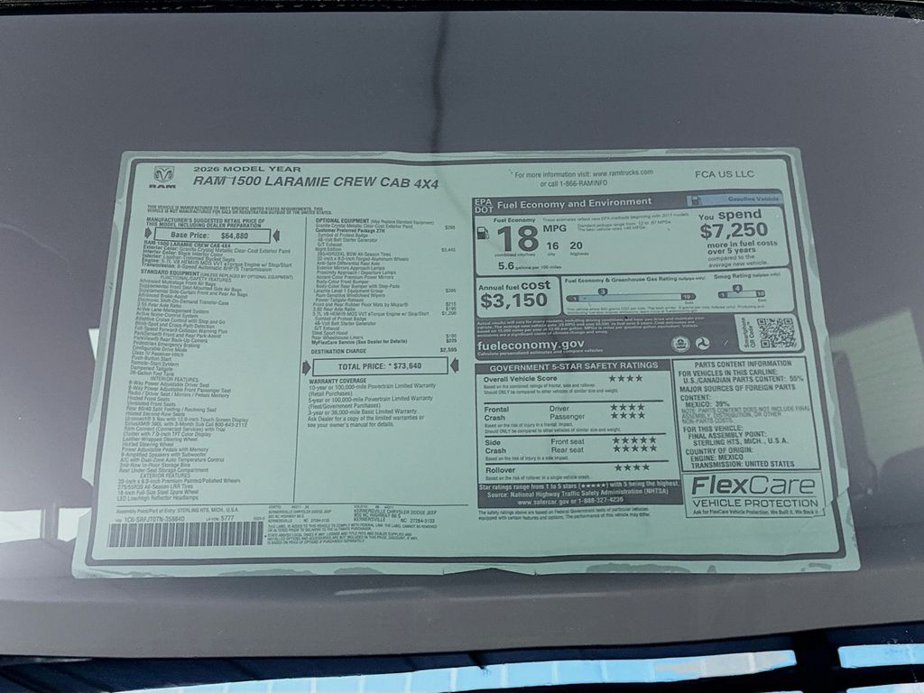 New 2026 Gray Ram Laramie 12in image 20