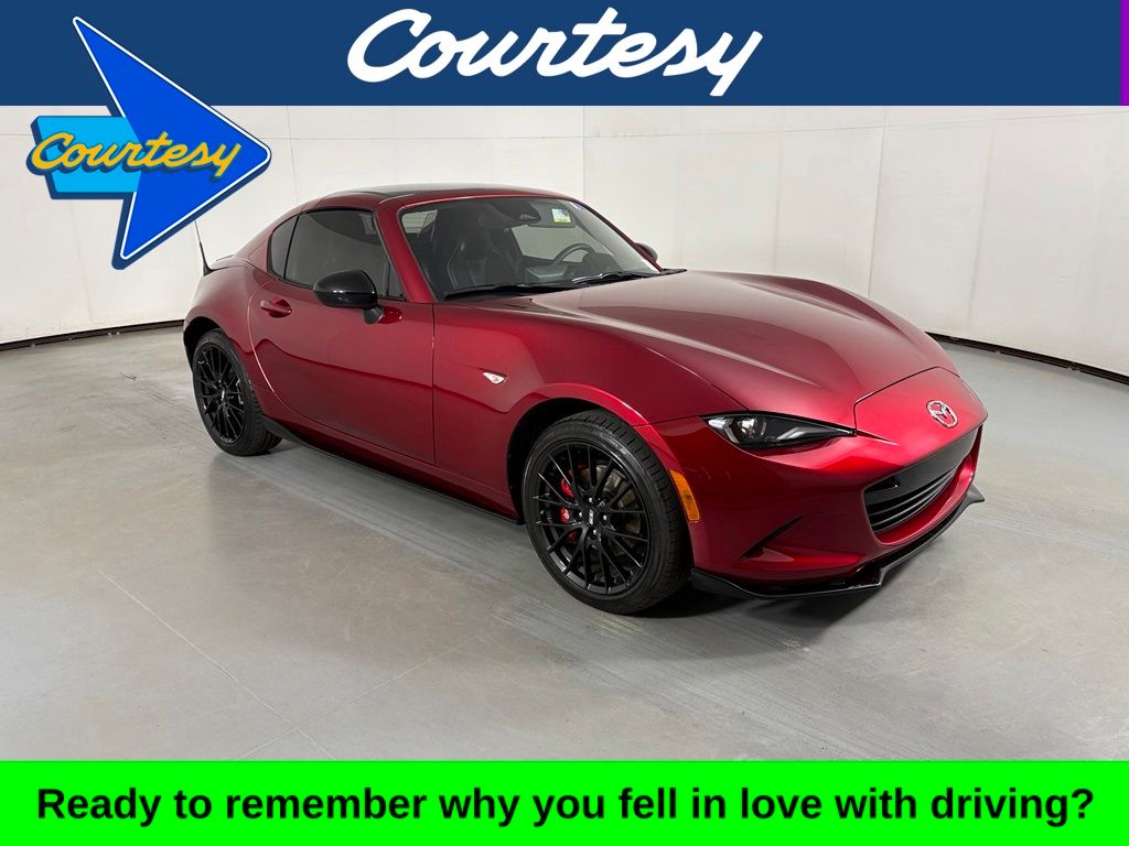 Soul Red Crystal Metallic 2025 Mazda MX-5 Miata Convertible Rear-Wheel Drive 6-Speed Manual