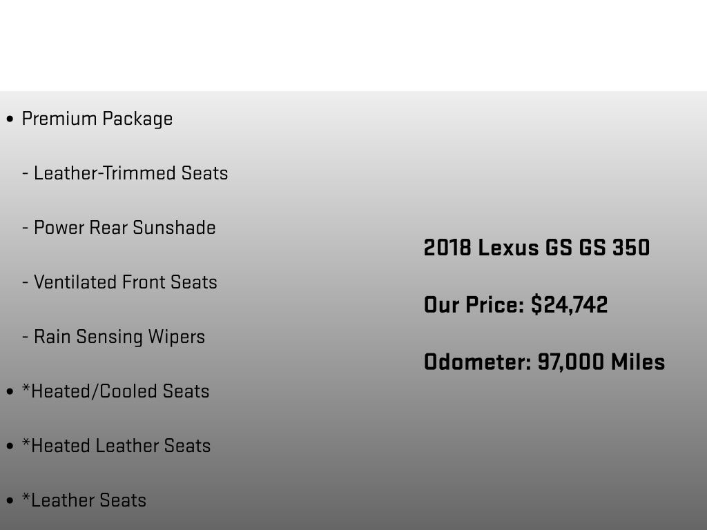 2018 Lexus GS 350 - 5