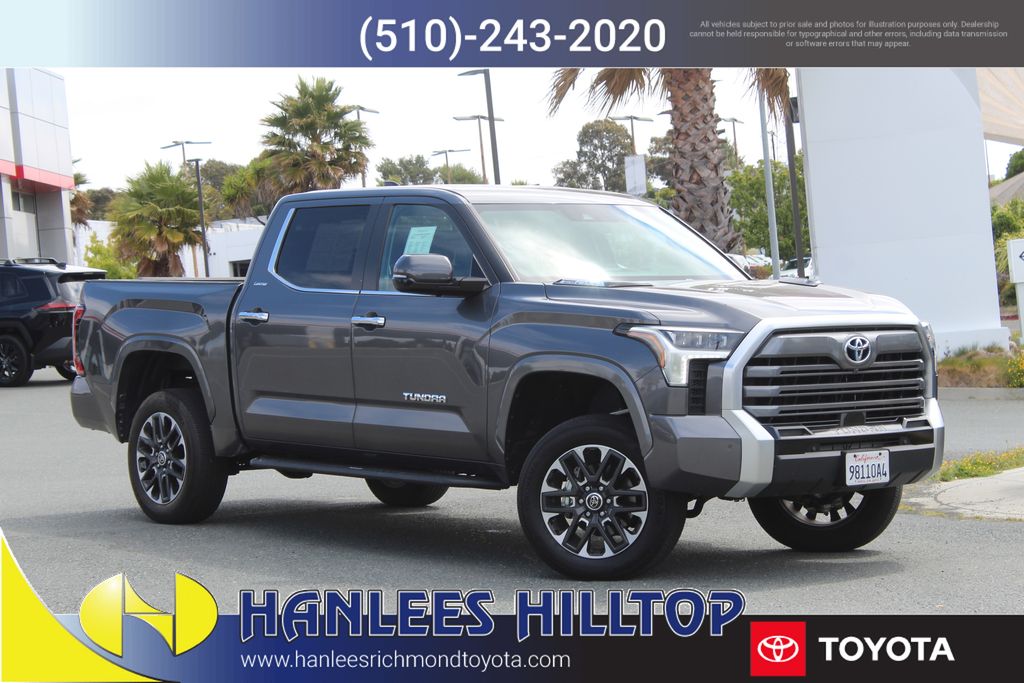 Magnetic Gray Metallic 2024 Toyota Tundra Hybrid Pickup Truck Four-Wheel Drive Automatic