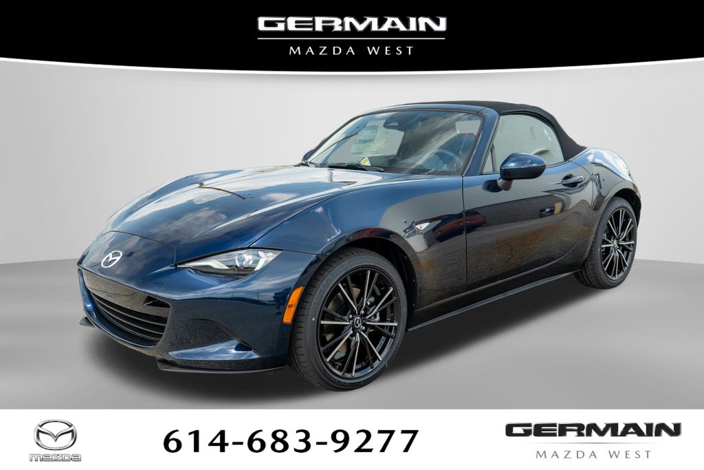 Deep Crystal Blue Mica 2026 Mazda MX-5 Miata Convertible Rear-Wheel Drive 6-Speed Manual