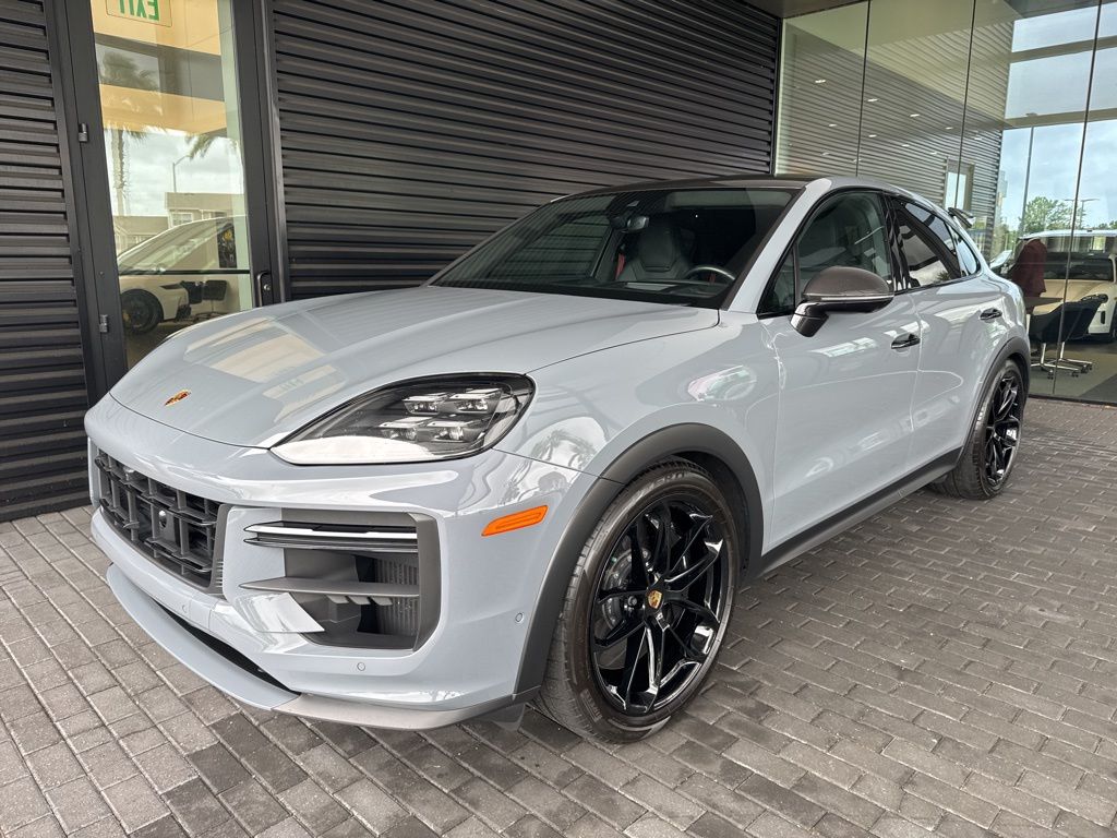 Gray (Arctic Grey) 2024 Porsche Cayenne Turbo GT AWD SUV / Crossover All-Wheel Drive 8-Speed Automatic
