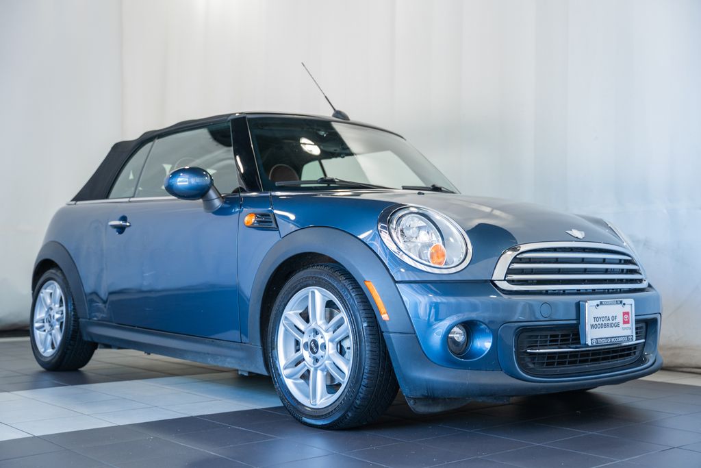 Horizon Blue Metallic 2011 MINI Cooper Base Convertible Convertible Front-Wheel Drive 6-Speed Automatic