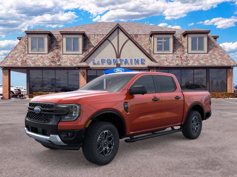Chili Pepper Red 2024 Ford Ranger Pickup Truck Four-Wheel Drive Automatic