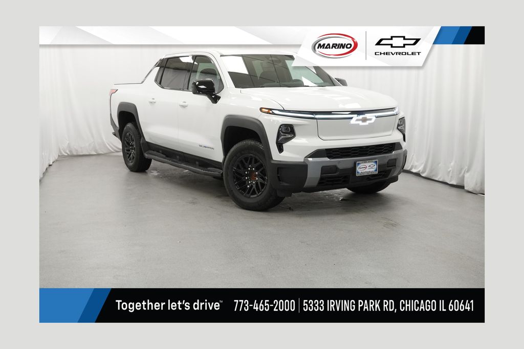 Summit White 2026 Chevrolet Silverado EV Pickup Truck All-Wheel Drive 1-Speed Automatic