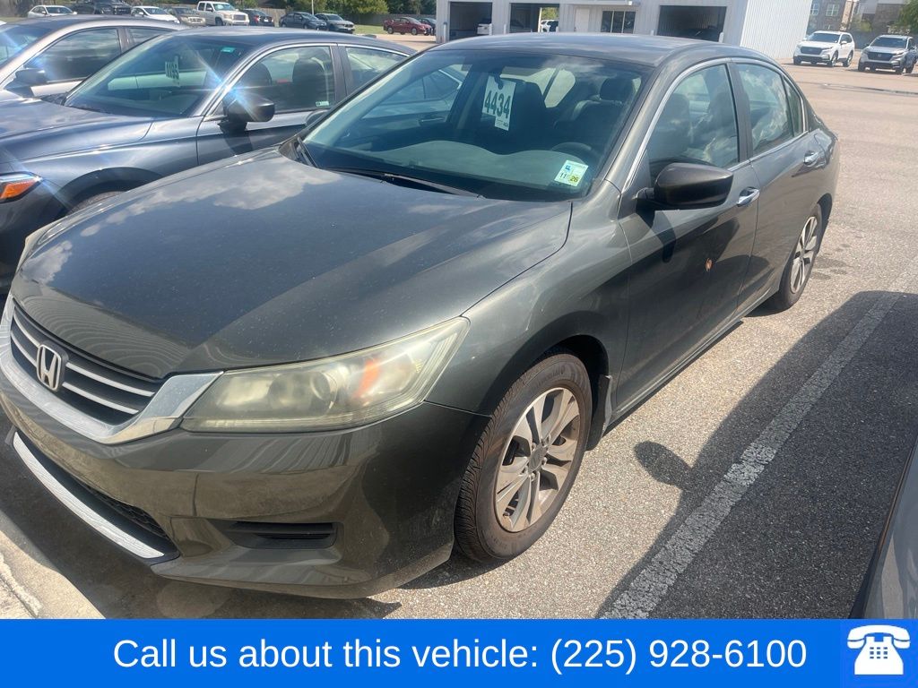 Hematite Metallic 2013 Honda Accord Sedan Front-Wheel Drive Continuously Variable Transmission