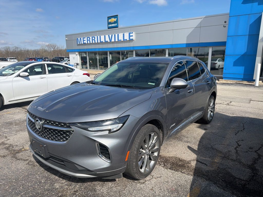 Satin Steel Gray Metallic 2022 Buick Envision Avenir FWD SUV / Crossover Front-Wheel Drive 9-Speed Automatic