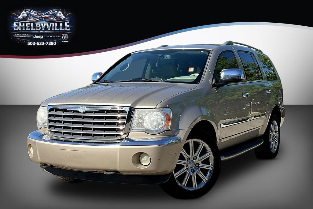 Light Sandstone Metallic Clearcoat/Black Vinyl Top 2008 Chrysler Aspen Limited 4WD SUV / Crossover Four-Wheel Drive 5-Speed Automatic
