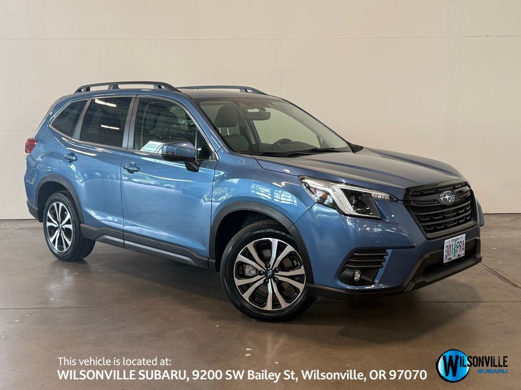 Horizon Blue Pearl 2024 Subaru Forester Limited Crossover AWD SUV / Crossover All-Wheel Drive Continuously Variable Transmission