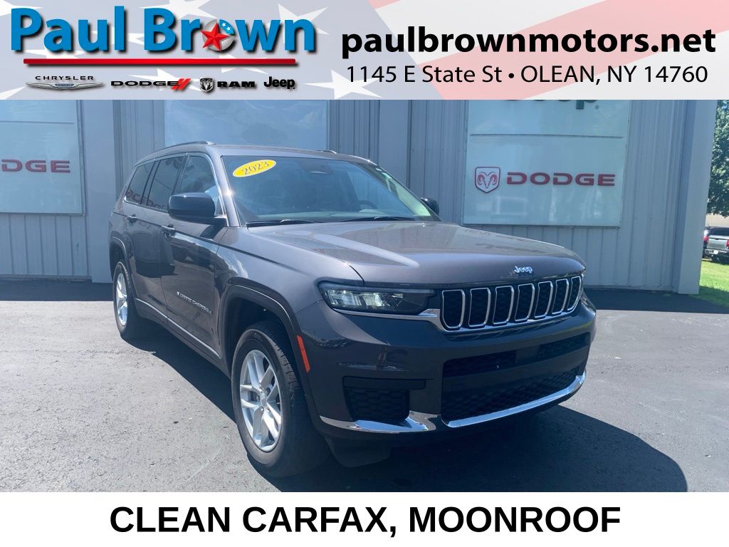 Baltic Gray Metallic Clearcoat 2023 Jeep Grand Cherokee L SUV / Crossover Four-Wheel Drive 8-Speed Automatic