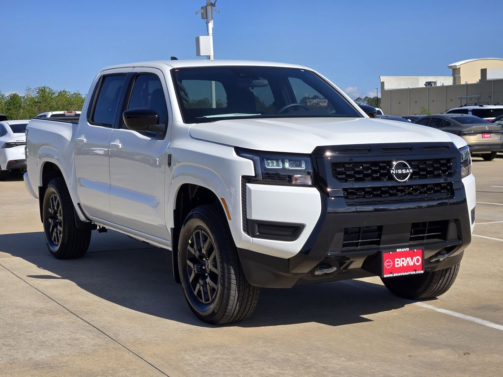 2026 Nissan Frontier SV White at Central Houston Nissan