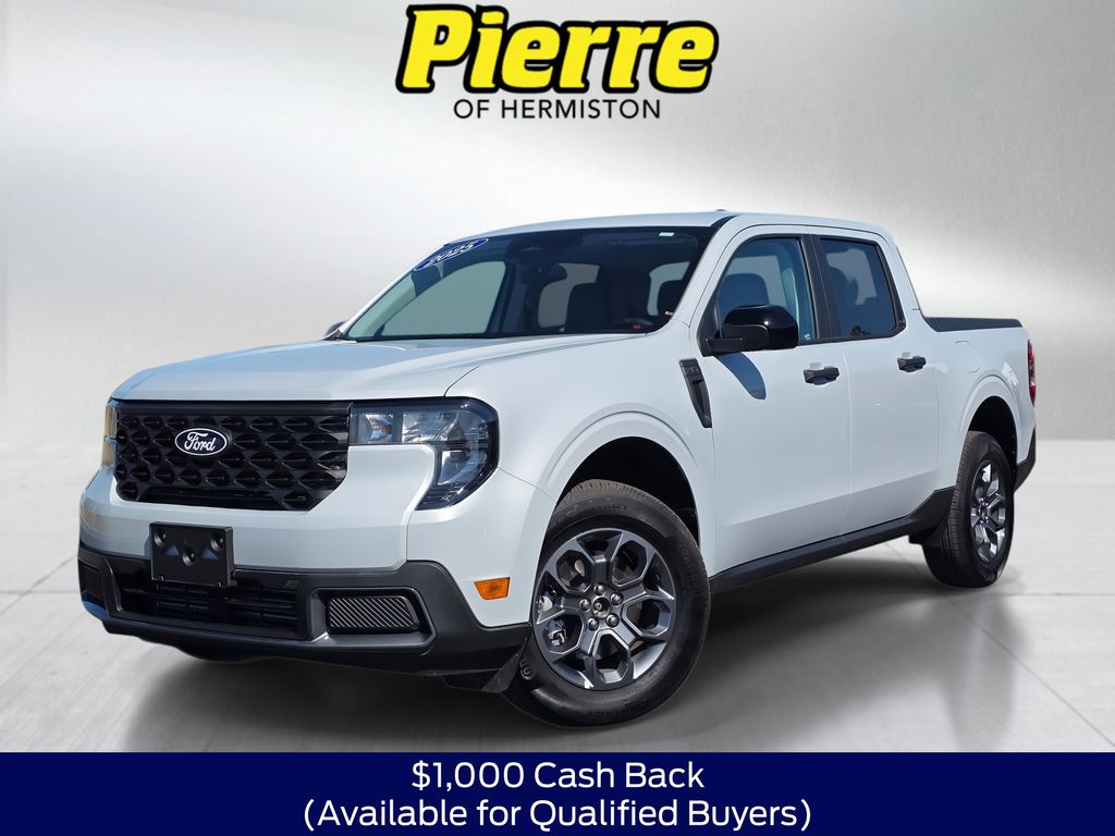 White Metallic 2025 Ford Maverick XLT SuperCrew AWD Pickup Truck All-Wheel Drive 8-Speed Automatic