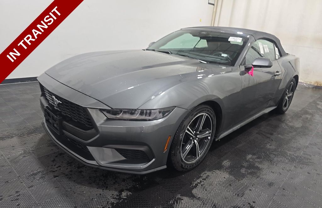 Carbonized Gray Metallic 2025 Ford Mustang Convertible Rear-Wheel Drive Automatic