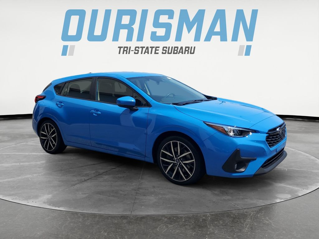 Blue Pearl 2024 Subaru Impreza Wagon All-Wheel Drive Continuously Variable Transmission