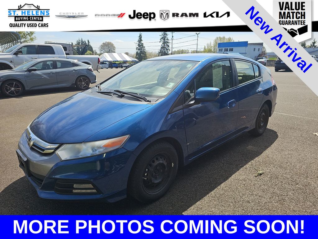 Blue 2013 Honda Insight Base Hatchback Front-Wheel Drive Continuously Variable Transmission