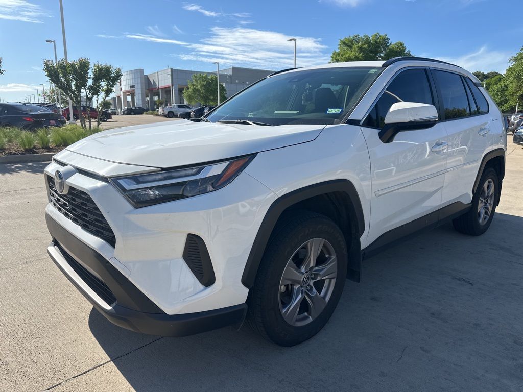 Ice Cap 2024 Toyota RAV4 Hybrid XLE AWD SUV / Crossover All-Wheel Drive Continuously Variable Transmission