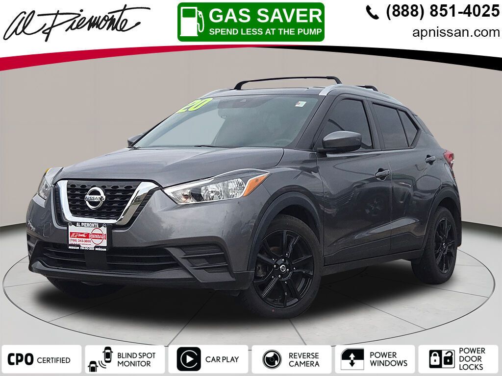 Gray (Gun Metallic) 2020 Nissan Kicks SV FWD SUV / Crossover Front-Wheel Drive Continuously Variable Transmission