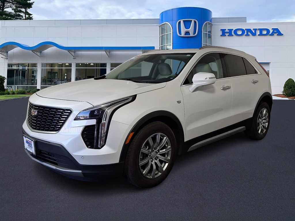 Crystal White Tricoat 2023 Cadillac XT4 Premium Luxury AWD SUV / Crossover Four-Wheel Drive 9-Speed Automatic