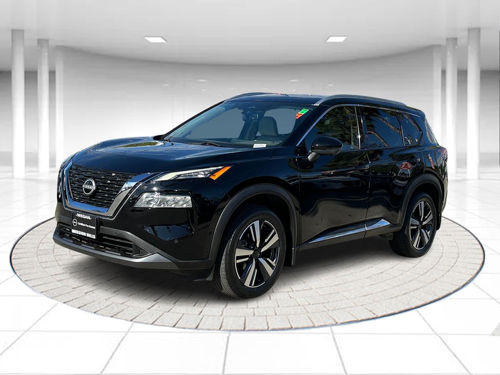 Super Black 2023 Nissan Rogue SL FWD SUV / Crossover Front-Wheel Drive Continuously Variable Transmission