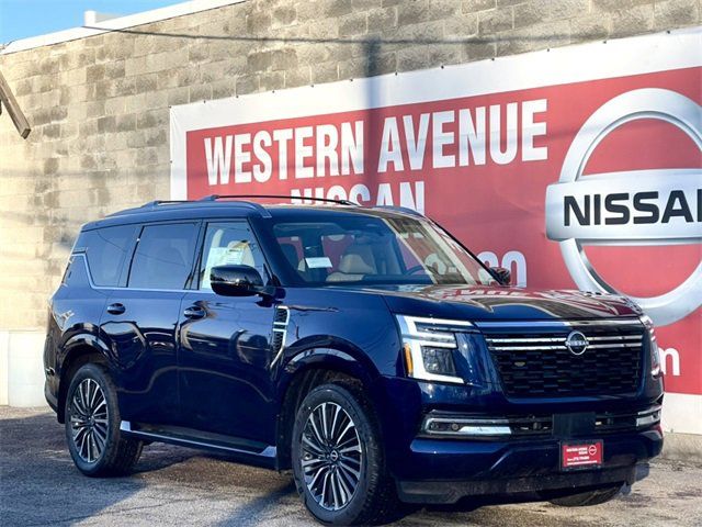 Deep Ocean Blue Pearl 2025 Nissan Armada Platinum Reserve 4WD SUV / Crossover Four-Wheel Drive 9-Speed Automatic