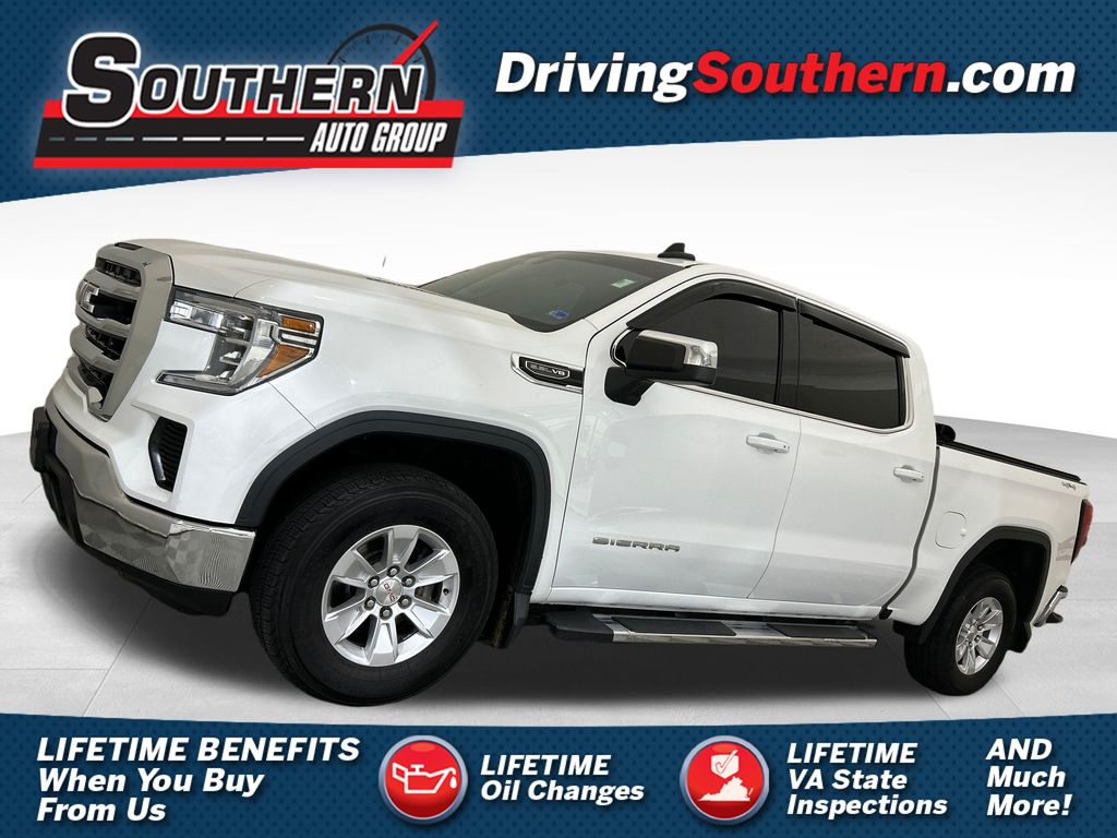 Summit White 2019 GMC Sierra 1500 Pickup Truck Four-Wheel Drive 8-Speed Automatic