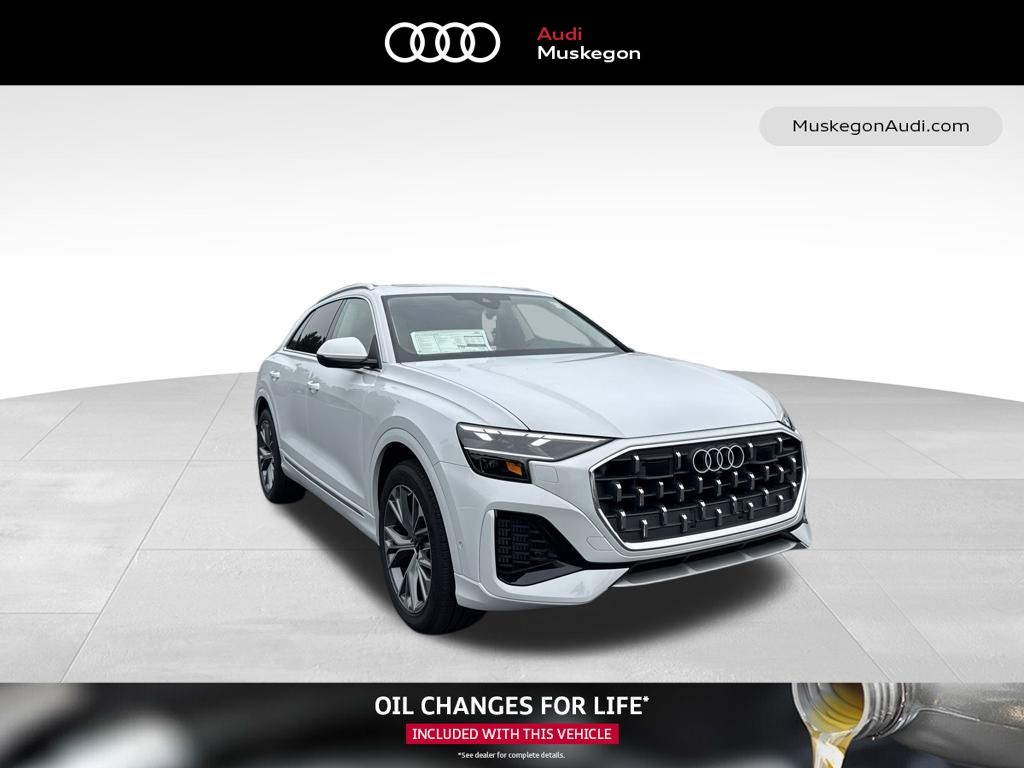 Glacier White Metallic 2026 Audi Q8 SUV / Crossover All-Wheel Drive 8-Speed Automatic