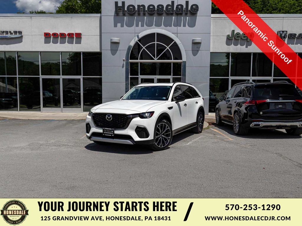 Rhodium White Premium 2025 Mazda CX-70 SUV / Crossover All-Wheel Drive 8-Speed Automatic