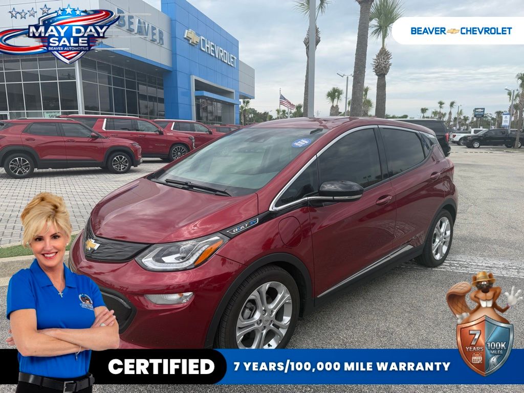 Red Tintcoat 2021 Chevrolet Bolt EV LT FWD Hatchback Front-Wheel Drive 1-Speed Automatic